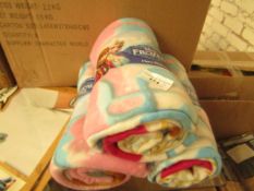 3 x Frozen Fleece Blankets. New with Tags