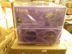 iHome Bluetooth Speaker. Unused & Packaged. Ideal Stocking Filler!