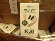 Homedics My Spa 2 in 1 Instant Pedi. Boxed