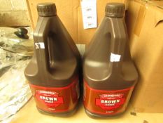 2 x 4.3kg Hammonds Brown Sauce. BB 22/10/20