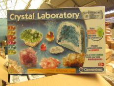 Clementoni Crystal Laboratory. Make your own Crystals. Unused & Packaged