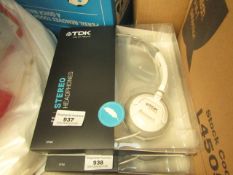 TDK ST100 Headphones. New & Boxed