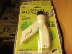 Pocket Microscope. New & Packaged. Ideal Stocking Filler.