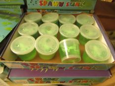 Box of 12 Pots of Spawn Slime. unused & Boxed