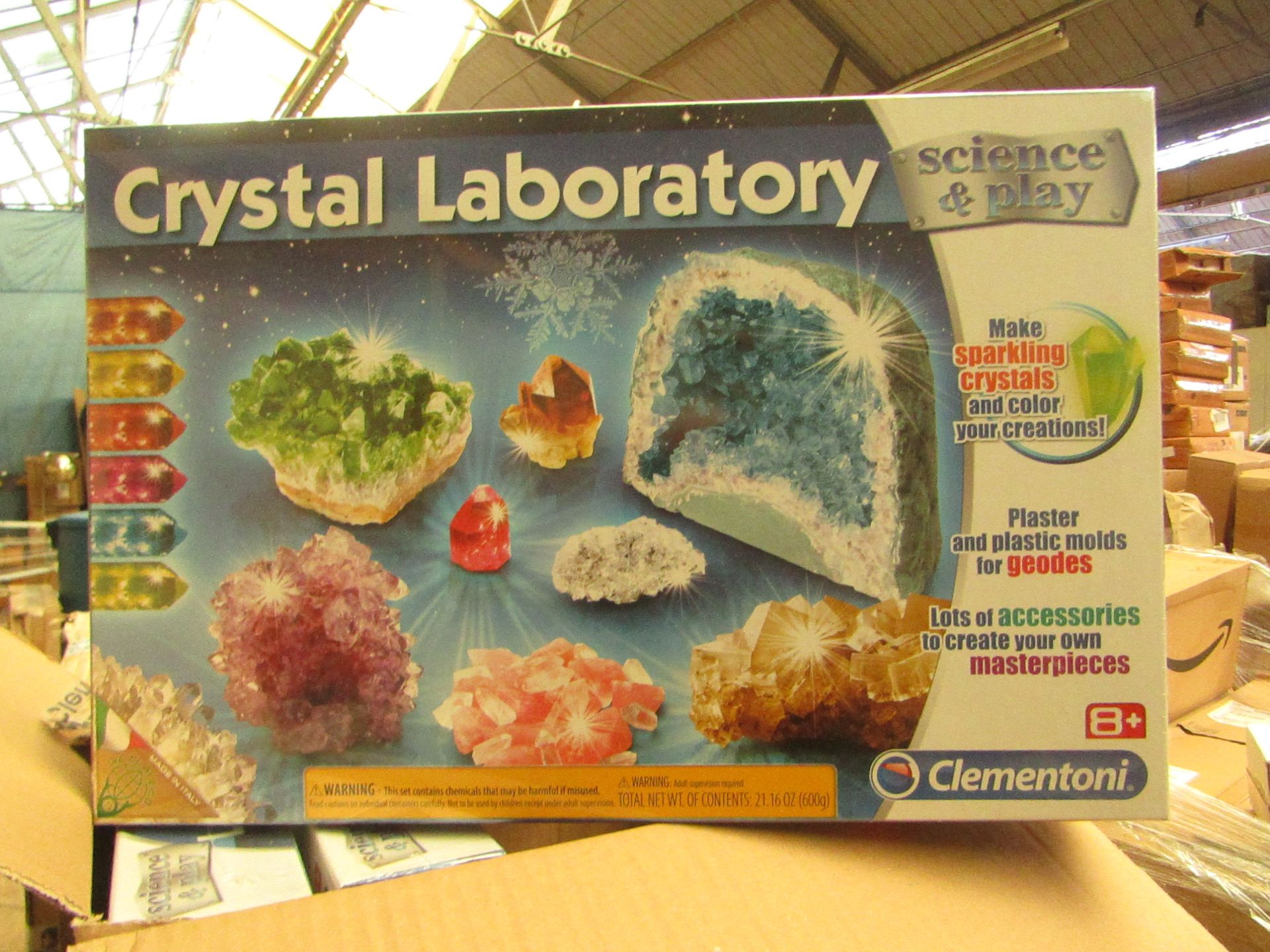 Clementoni Crystal Laboratory. Make your own Crystals. Unused & Packaged