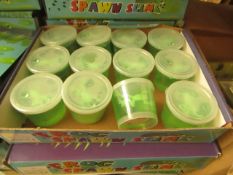 Box of 12 Pots of Spawn Slime. unused & Boxed