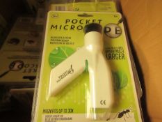 Pocket Microscope. New & Packaged. Ideal Stocking Filler.