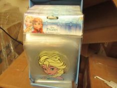 Pack of 48x Disney Frozen Gel Window Clings, new in shop cpounter POS box.