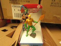 Box of 3 Justice League Aquaman Figures. New & Boxed