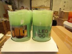 Box of 8 LED Battery operated Candles. New & Boxed. See Image For Colour