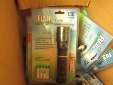 Fuji Enviromax 150 Lumens Flashlight. Unused & Packaged. Come with Batteries