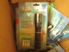 Fuji Enviromax 150 Lumens Flashlight. Unused & Packaged. Come with Batteries