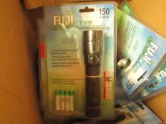 Fuji Enviromax 150 Lumens Flashlight. Unused & Packaged. Come with Batteries