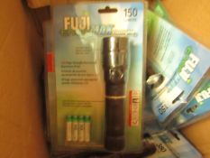 Fuji Enviromax 150 Lumens Flashlight. Unused & Packaged. Come with Batteries