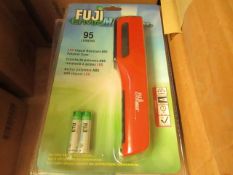 Fuji Enviromax 95 Lumens Flashlight. Unused & Packaged.Comes with batteries