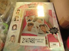 Union J Single Duvet Set. New & Packaged