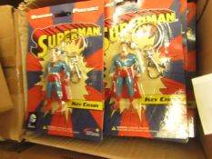 10 x Bendable Superman Keyrings. New & packaged