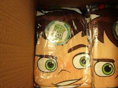 2 x Ben 10 Printed Towels. New & Packaged