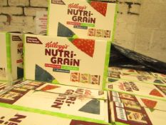 2 x Boxes of 42 Various Flavours Kelloggs Nutri Grain Bars. BB Dates range from 11/9/20 - 26/11/20