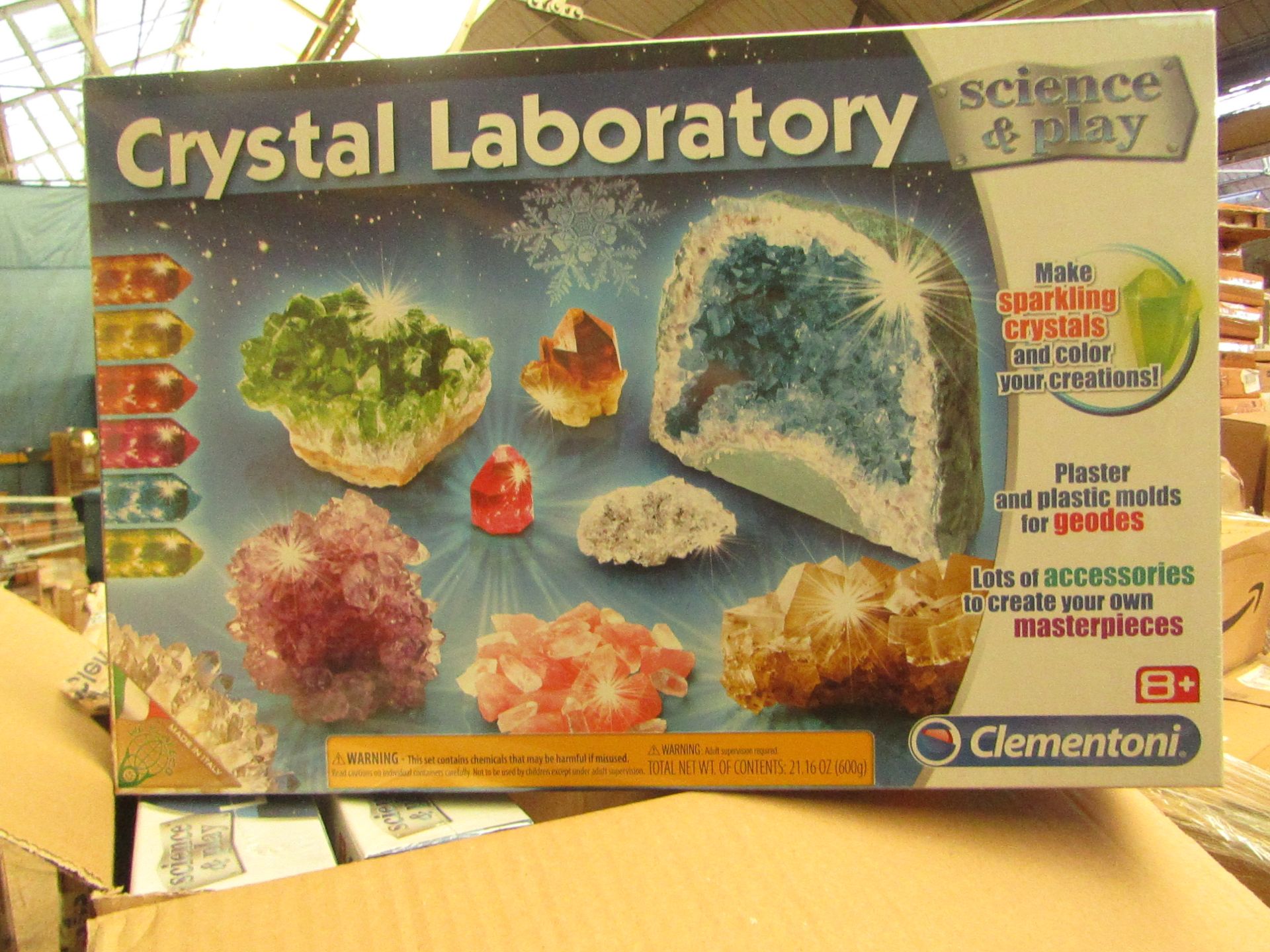 Clementoni Crystal Laboratory. Make your own Crystals. Unused & Packaged