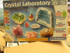 Clementoni Crystal Laboratory. Make your own Crystals. Unused & Packaged