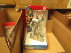 Box of 3 Justice League Cyborg Figures. New & Boxed