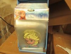 Pack of 48x Disney Frozen Gel Window Clings, new in shop cpounter POS box.