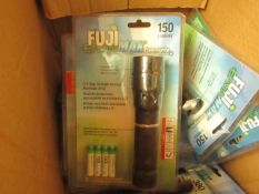 Fuji Enviromax 150 Lumens Flashlight. Unused & Packaged. Come with Batteries