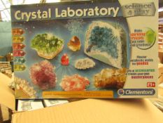 Clementoni Crystal Laboratory. Make your own Crystals. Unused & Packaged