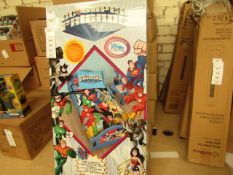 DC Super Friends Easy To Assemble Toddler Bed. In Non Original Box & unchecked