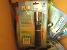 Fuji Enviromax 150 Lumens Flashlight. Unused & Packaged. Come with Batteries