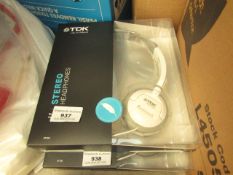 TDK ST100 Headphones. New & Boxed