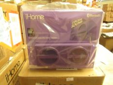 iHome Bluetooth Speaker. Unused & Packaged. Ideal Stocking Filler!