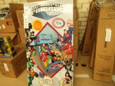 DC Super Friends Easy To Assemble Toddler Bed. In Non Original Box & unchecked