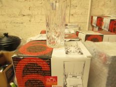 6 x 35cl RCR Hi Ball Tumblers. New & Boxed