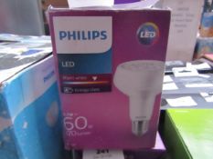 Philips LED Warm Light Bulb - 60w - 370 Lumen - unchecked & Boxed