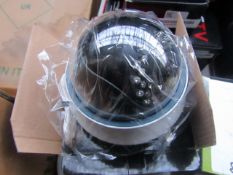 CCTV dome camera, unchecked and boxed.