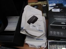 2x Samsung Bluetooth headset, untested and boxed.