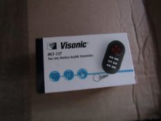 10x Visonic - MCT-237 Two-Way Wireless Keyfob Transmitter - unchecked & Boxed