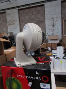 CCTV dome camera, unchecked and boxed.