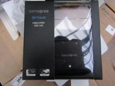 Samsonite cable free USB hub, new and boxed.