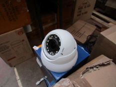 CCTV colour dome camera, unchecked and boxed.