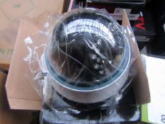 CCTV dome camera, unchecked and boxed.