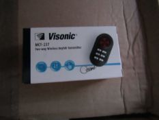 10x Visonic - MCT-237 Two-Way Wireless Keyfob Transmitter - unchecked & Boxed