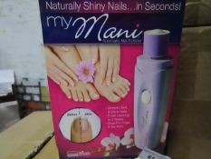 12x My Mani - Automatic Nail Polisher - unchecked & Boxed