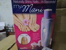 12x My Mani - Automatic Nail Polisher - unchecked & Boxed