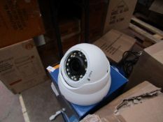 CCTV colour dome camera, unchecked and boxed.