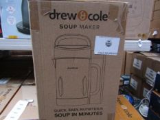 | 1X | DREW AND COLE SOUP CHEF | BOXED AND REFURBISHED | NO ONLINE RESALE | SKU C5060541516809 | RRP