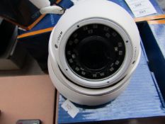 CCTV dome camera, unchecked and boxed.