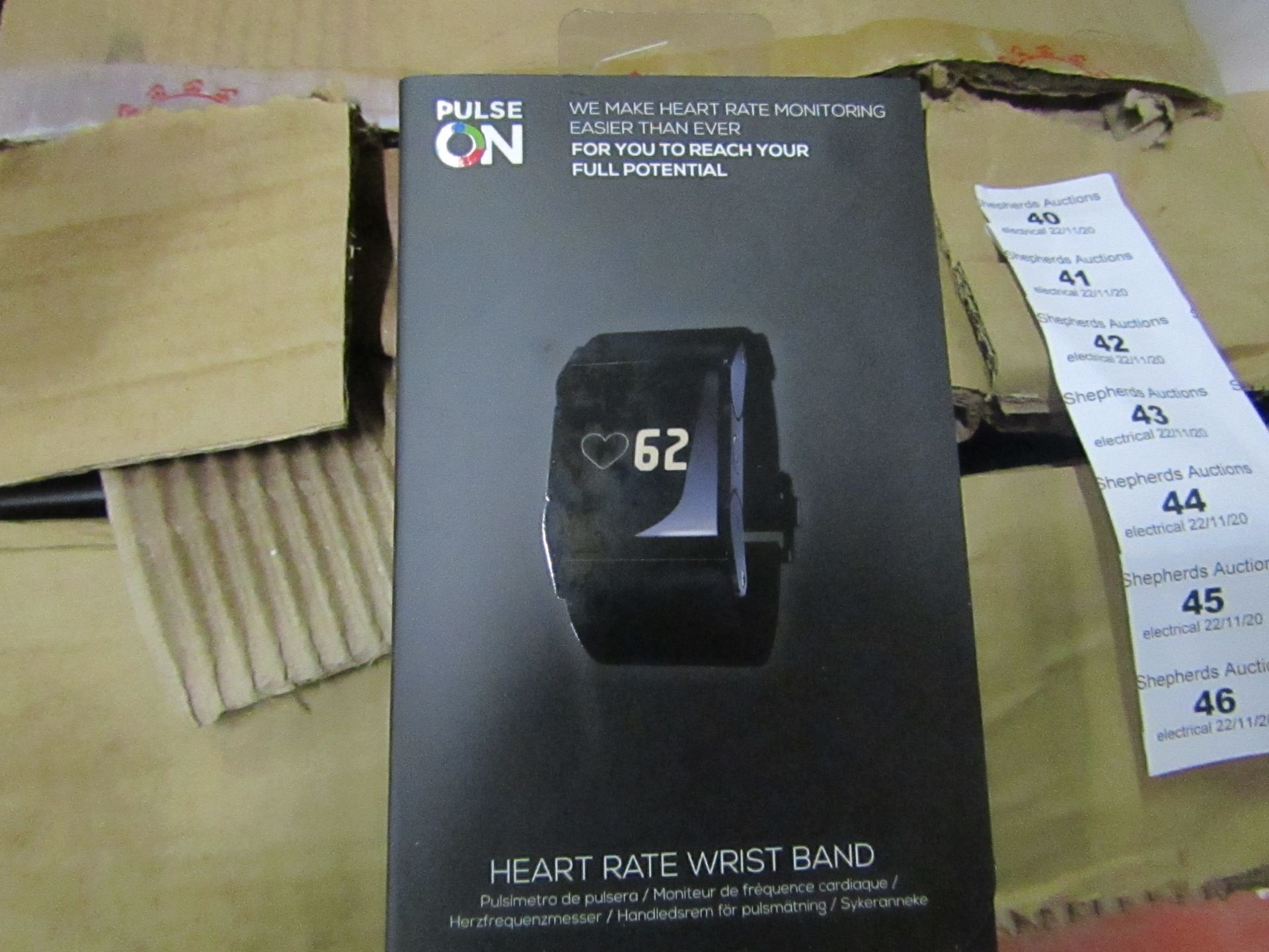 Pulse On - Heart Rate Wrist Band - unchecked & Boxed